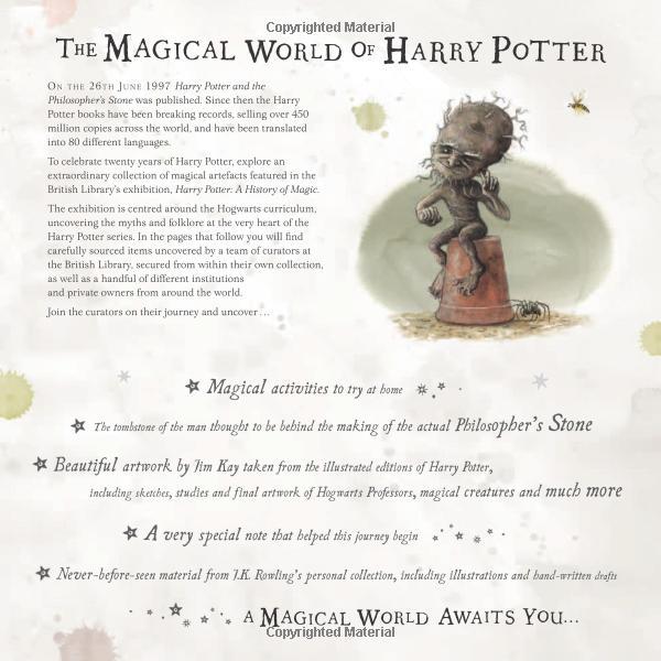 Sách Harry Potter: A Journey Through A History of Magic (English Book)