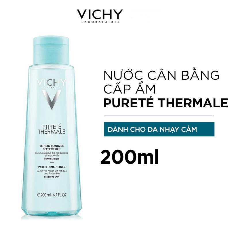 Nước Cân Bằng Cấp Ẩm Dành Cho Da Nhạy Cảm Vichy Purete Thermale Perfecting Toner 200ml