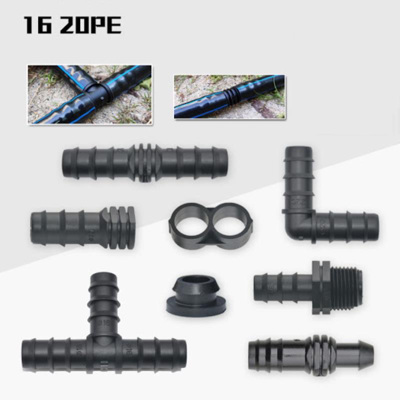 10 bộ Côn thu ống PE 1/2" - 3/4" THU20.16 Φ20 - Φ16 mm, Nối giảm cấp cho ống PE, LDPE, HDPE PVC 20 mm