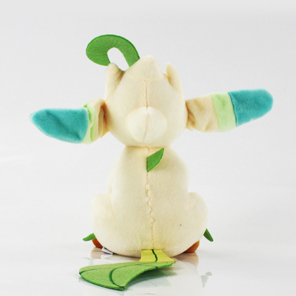 Gấu Bông Pokemon - Eevee Leafeon Hệ Lá Cây (30 Cm) Gb199 (Tặng 1 Móc Khóa Dây Da Pu Đính Đá Lấp Lánh)