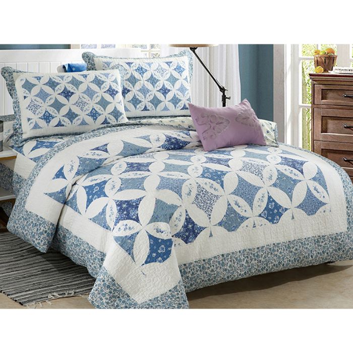 Bộ chăn ga gối Cotton cao cấp 1m6x2m CHT342