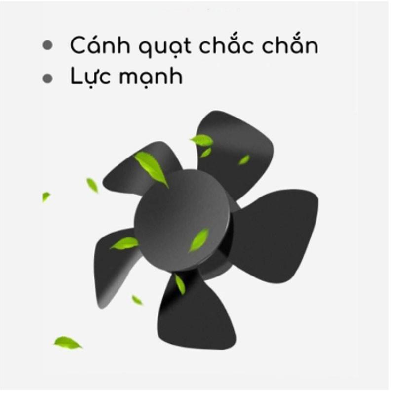 Quạt mini 12v dùng cho xe ô tô, xe hơi có thể xoay 360