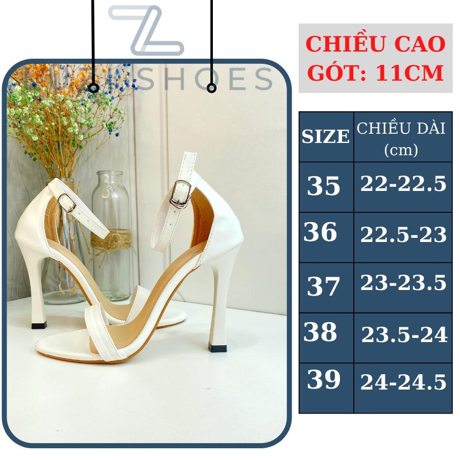 Sandal nữ cao gót bít hậu, guốc nữ gót nhọn cao 7P và 11p