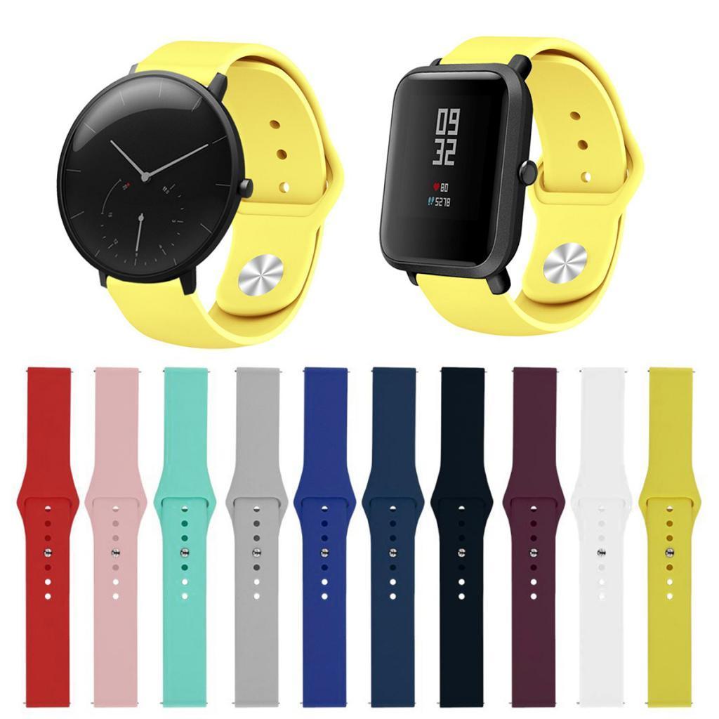 20mm Quick Release Silicone Replaces Watch Band Bracelet Strap