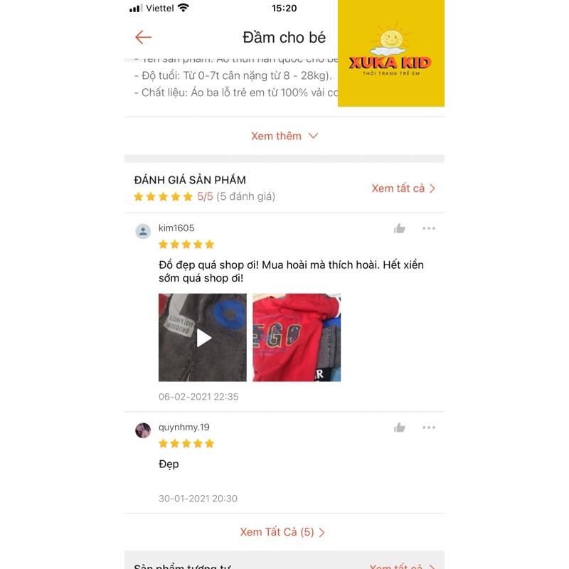 Sét yếm bé gái kèm áo hàng quảng châu loại 1 cho bé