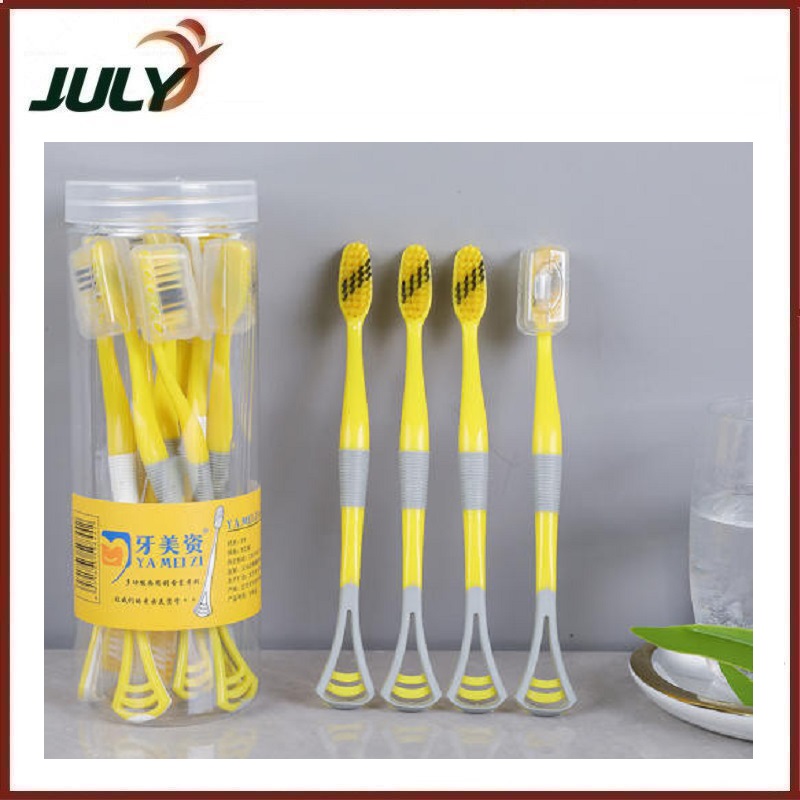 SET 8 BÀN CHẢI VỊT VÀNG KIÊM CẠO LƯỠI - JL