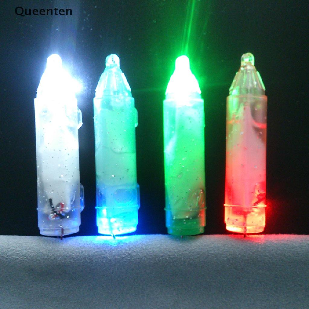 Queenten Underwater Fish Attracting Lamp Squid Bait Fish Luring Light 4 Colors QT