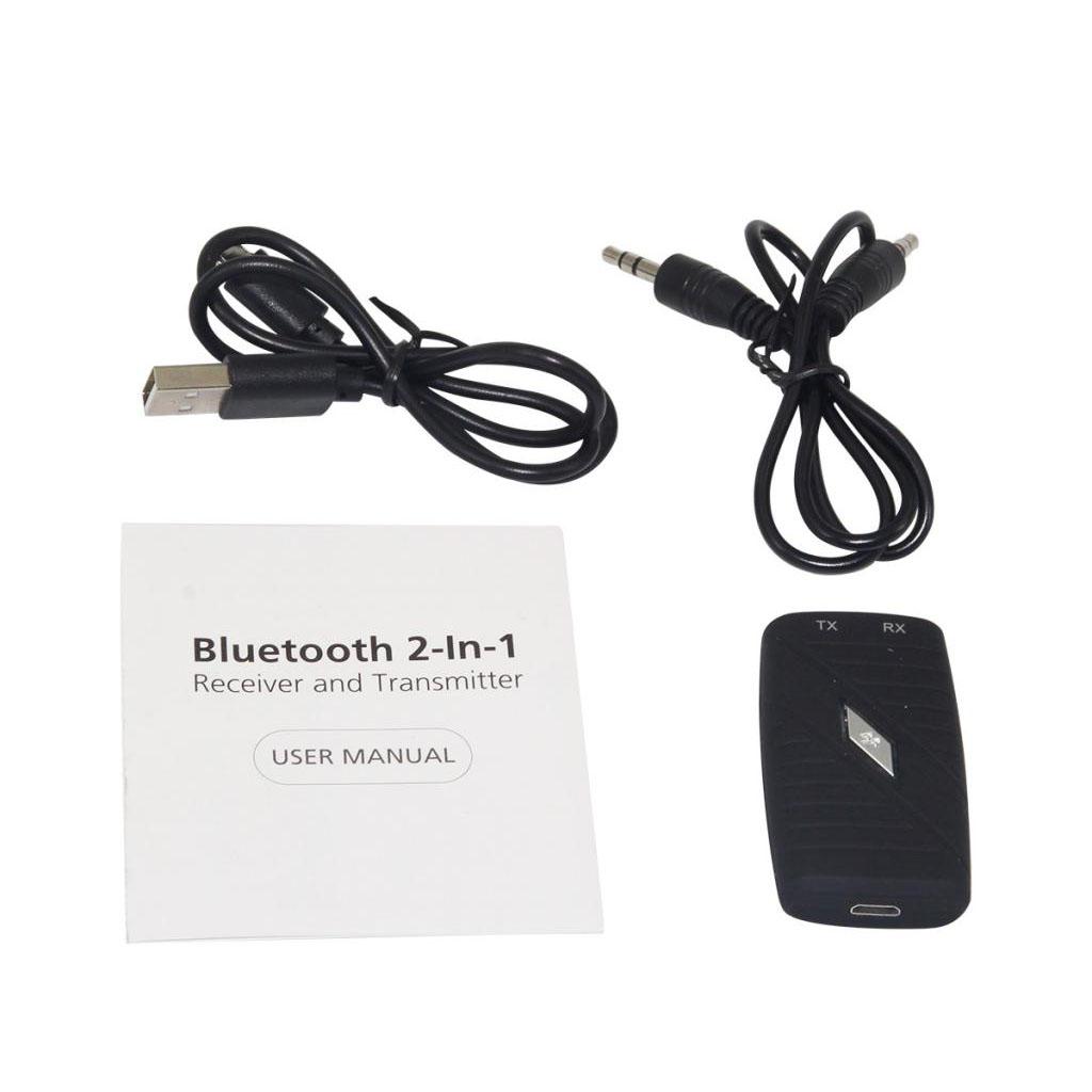 2-in-1 Wireless Bluetooth Audio Receiver Music Stereo Adapter for Home Car