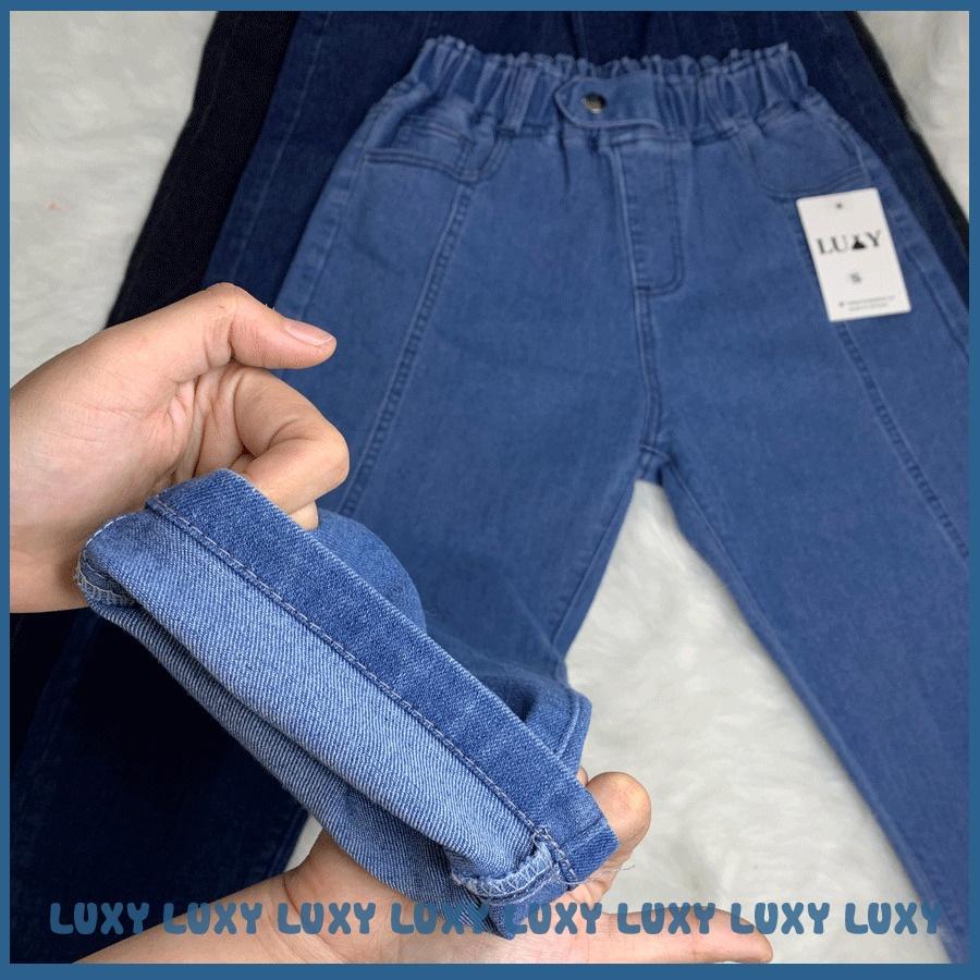 Quần jean nữ cạp chun co giãn 2 chiều LUXY V291 đủ size từ 40kg - 80kg