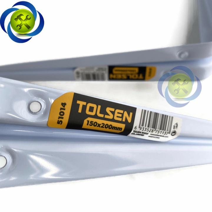 Giá đỡ kệ chữ L Tolsen 51014 kích thước 150mm x 200mm (2 cái)