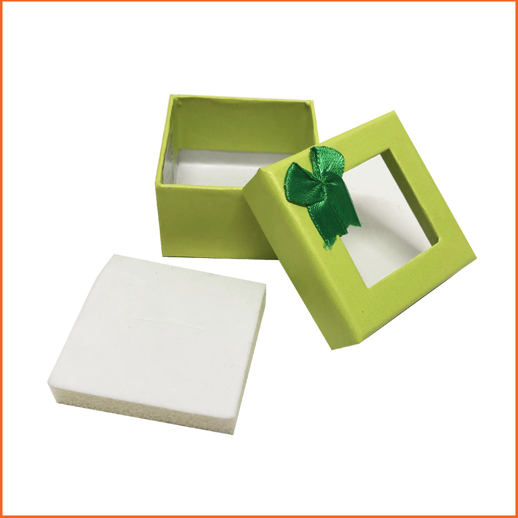 10 Hộp quà Vuông (Kiếng) Phượng Hoàng V046 - 6 x 6 x 3,5 cm - GIao mẫu ngẫu nhiên