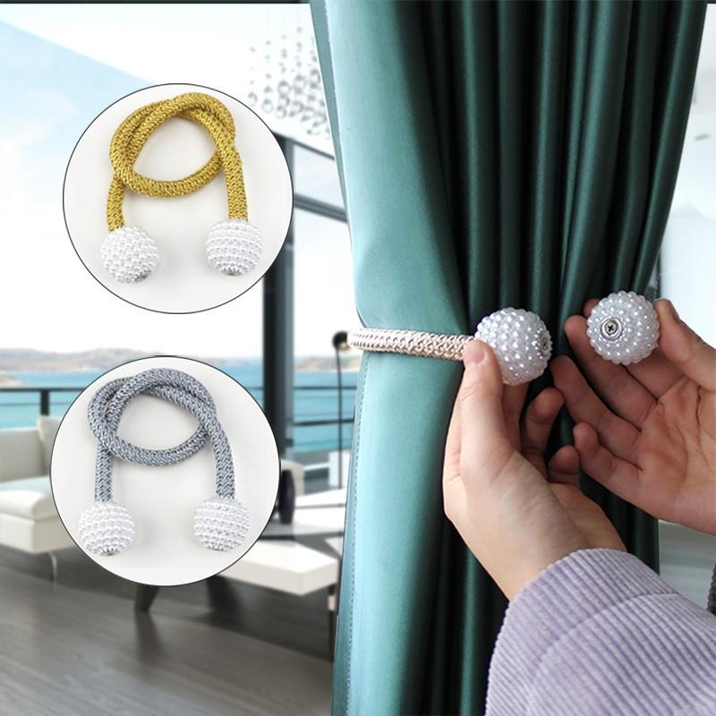Dây buộc rèm cửa đính ngọc trai nhân tạo xinh xắn