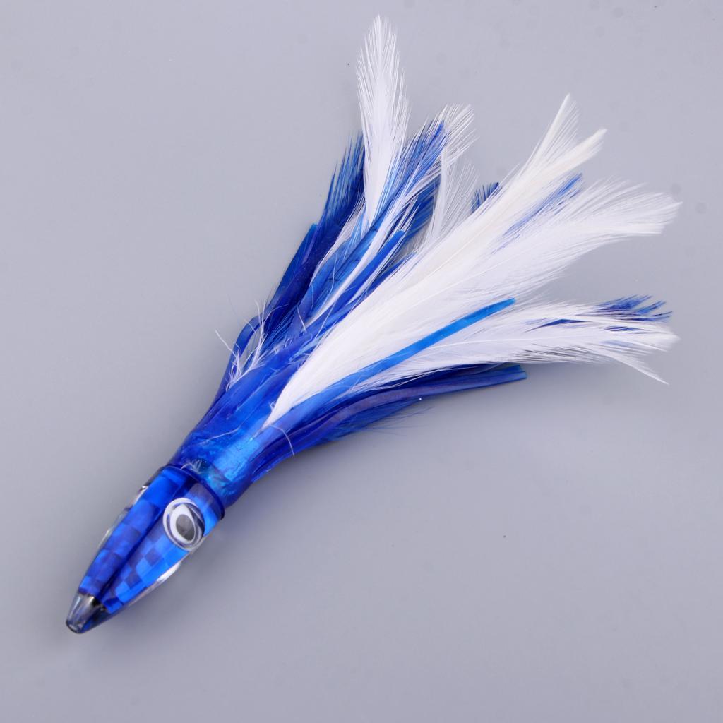 2 Pieces Fishing Lures Squid Octopus Skirts Lure Soft Baits Crankbaits