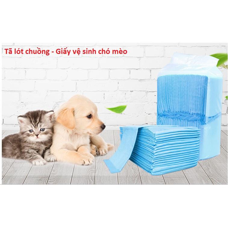 Tả Lót Chuồng Cho Chó Mèo - Size M 45x60cm (mua 10 tặng 1 )