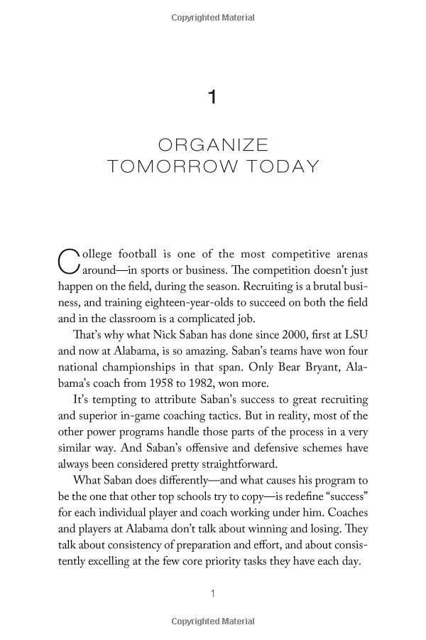 Organize Tomorrow Today: 8 Ways To Retrain Your Mind To Optimize Performance At Work And In Life