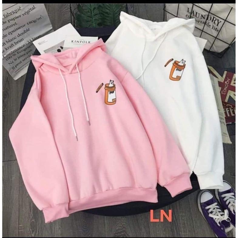 Áo hoodie logo gấu lọ DA6