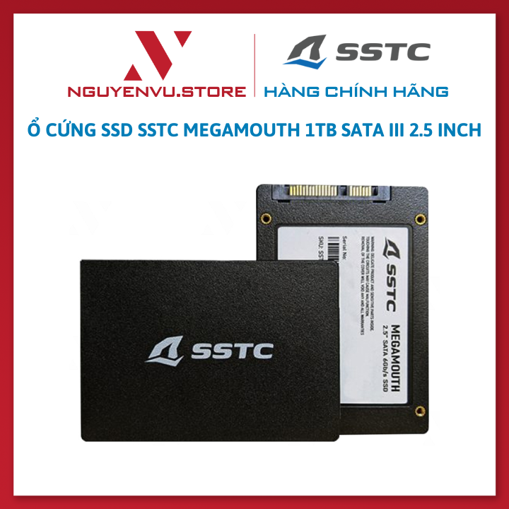 Ổ Cứng SSD SSTC Megamouth 1TB Sata III 2.5 inch - Hàng chính hãng