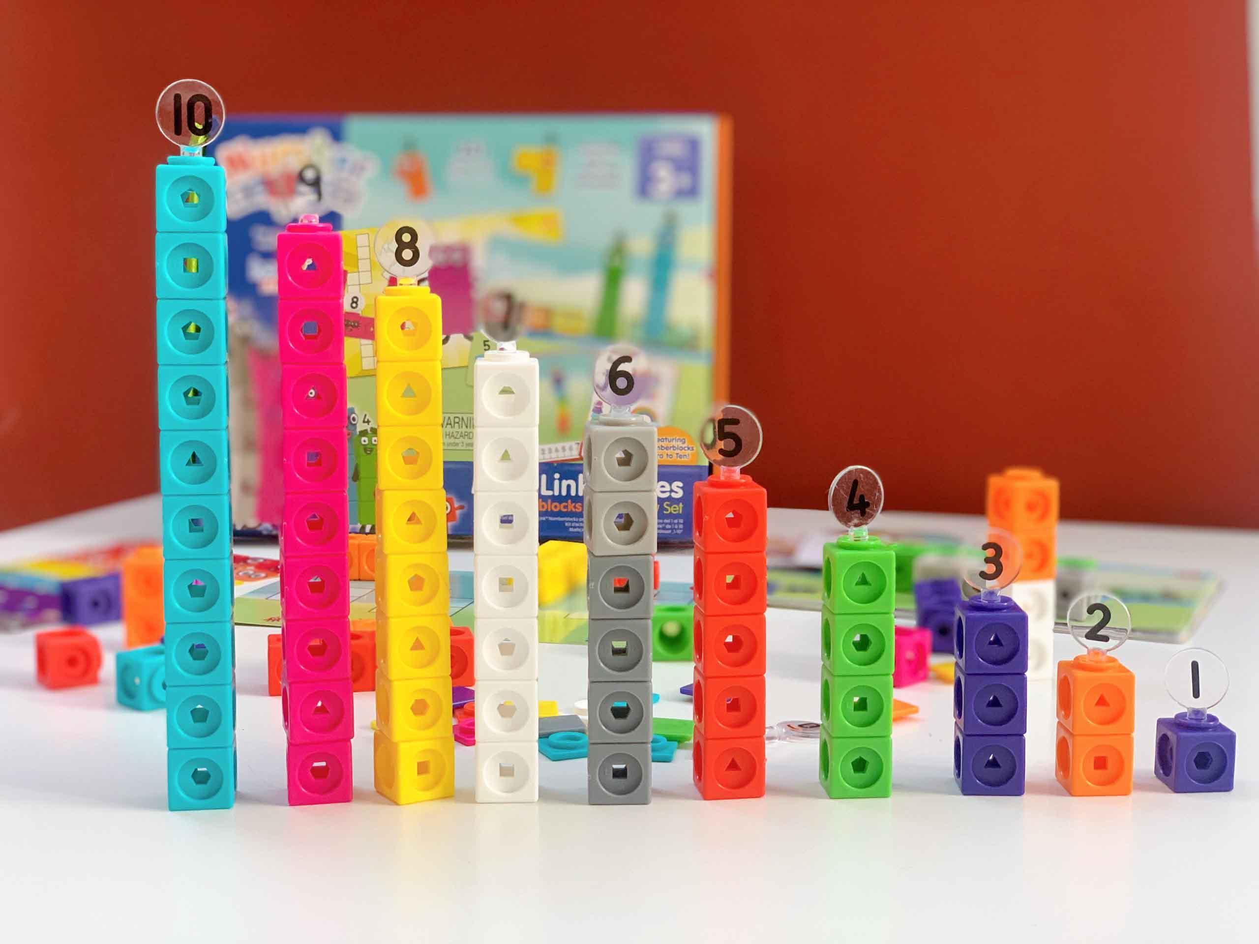 Bộ học toán Mathlink Cubes Numberblocks số đếm 1-10