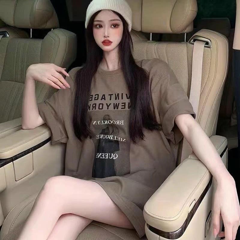 Áo thun nam nữ unisex form rộng tay lỡ siêu hot