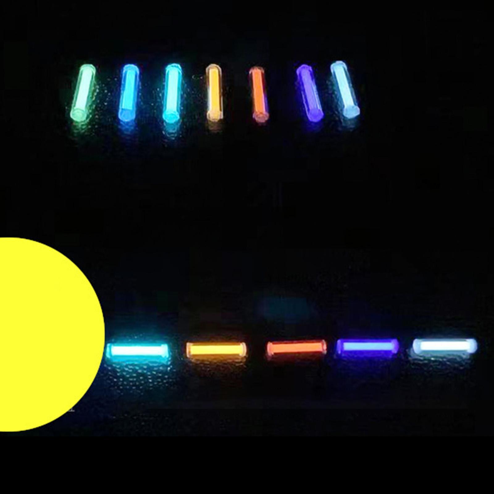 Glass Luminous Tube Self Glow in The Dark Substitute for Tritium Tube for Keychain