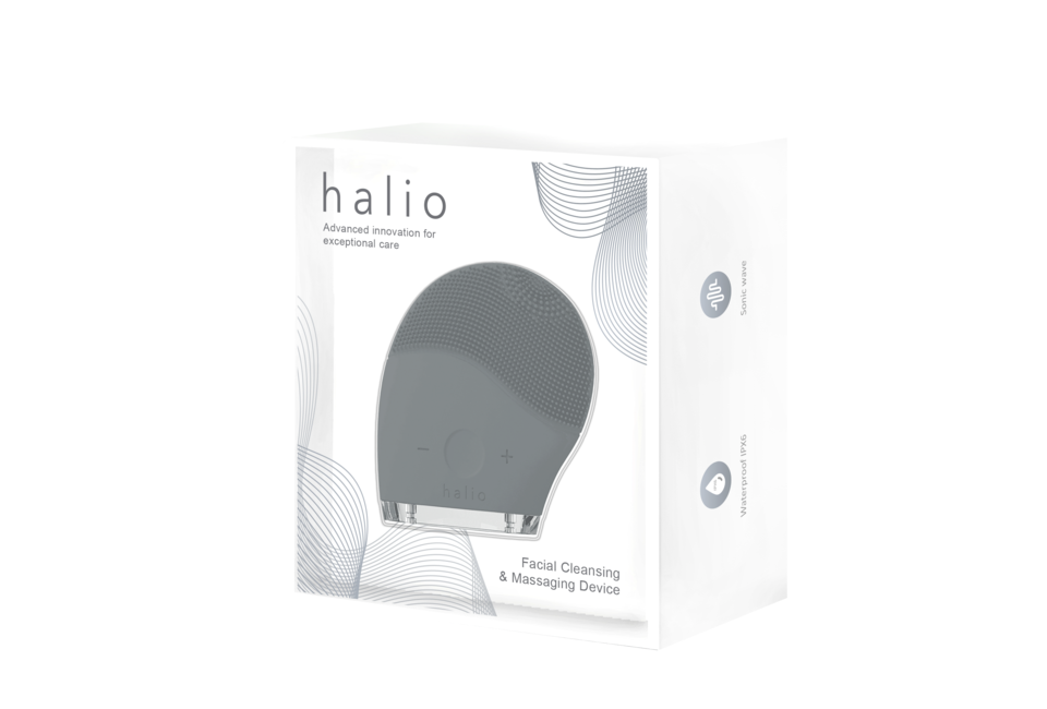 Máy Rửa Mặt Halio Facial Cleansing & Massaging Device Sóng Âm Dành Cho Mọi Loại Da