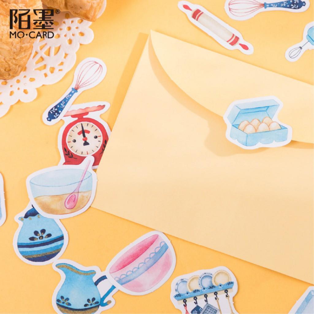 Hộp 46 Miếng dán Sticker trang trí chủ đề Dụng Cụ Nhà Bếp Box Sticker ST467