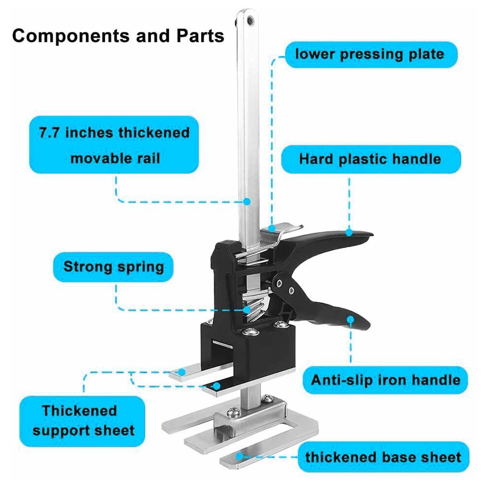 2xLabor-saving Arm Board Lifter Cabinet Jack Door Use Hand Tool Effort Ele 288