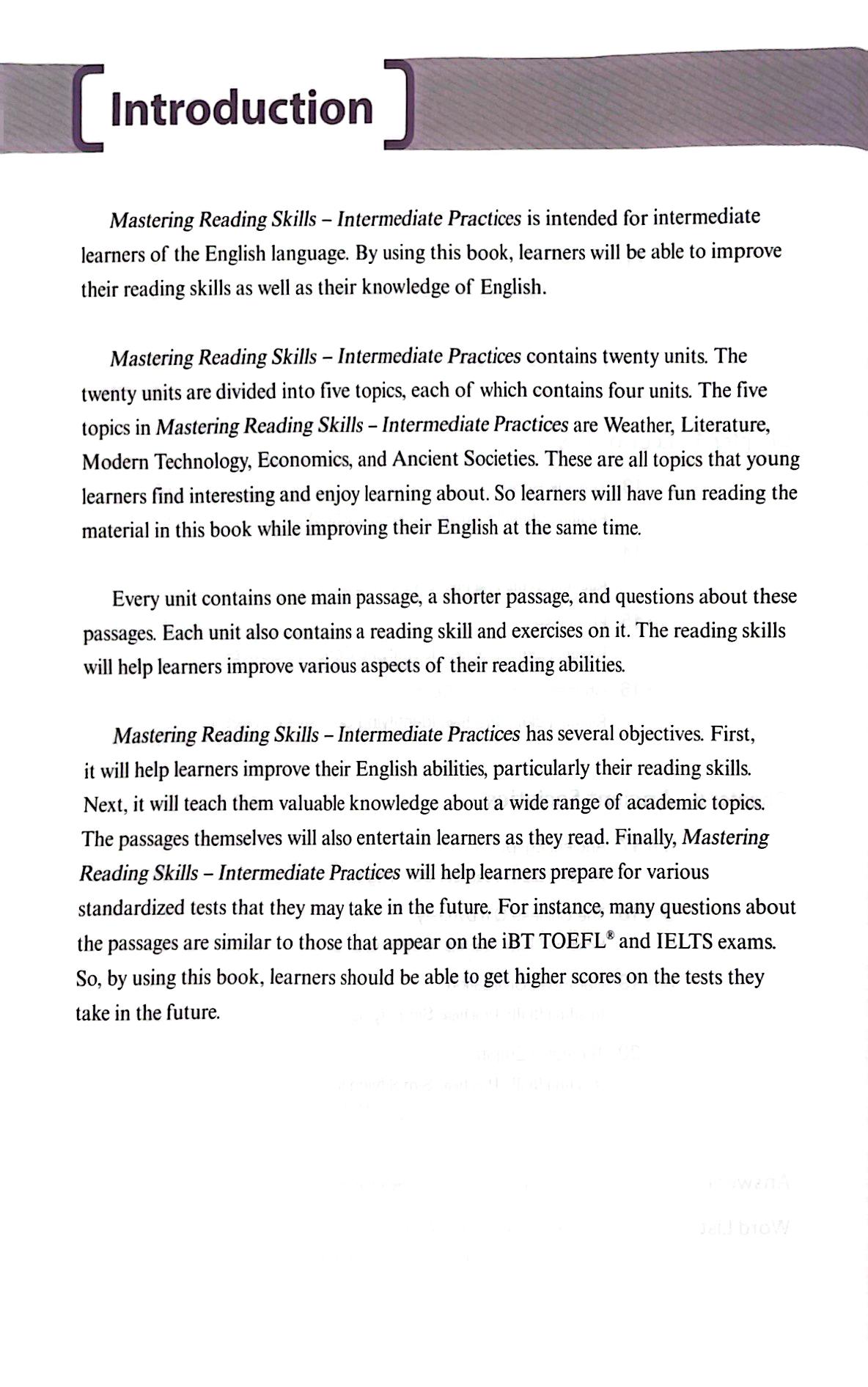 Mastering Reading Skills