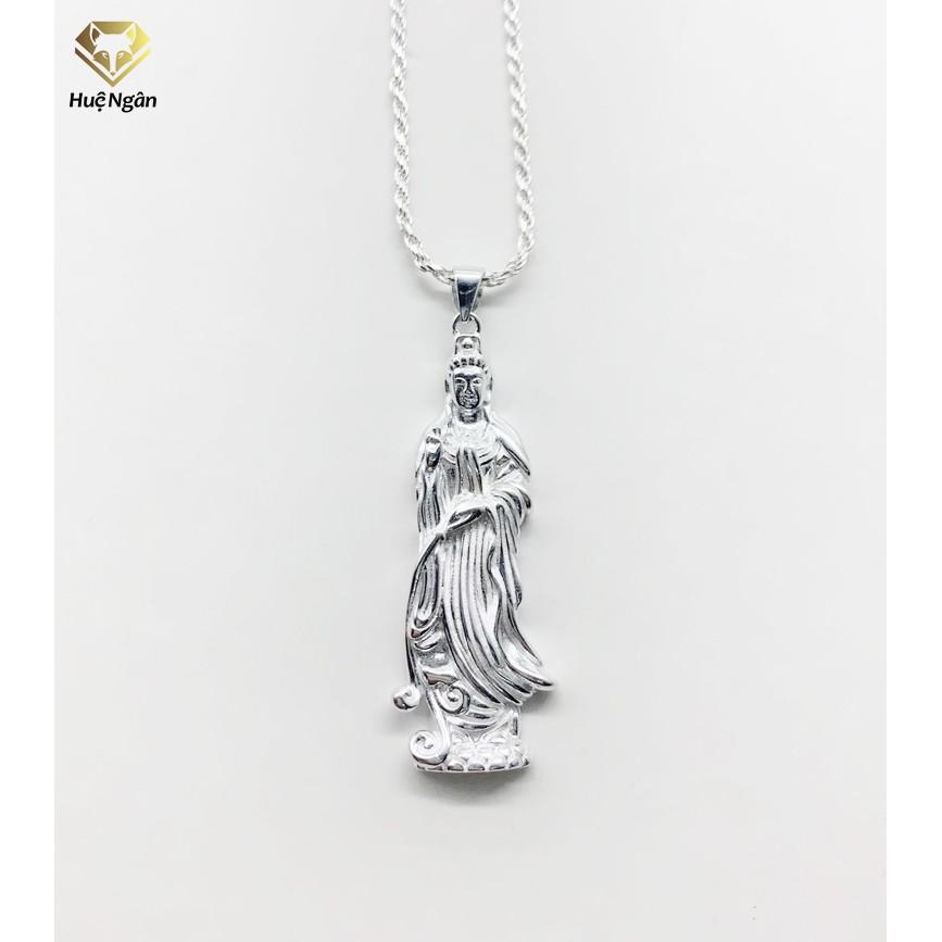 Dây chuyền bạc Ý 925 Huệ Ngân - Phật bà quan âm PP1776