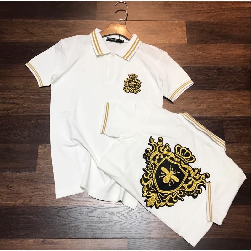 Áo polo nam cổ bẻ thêu đẹp, áo polo thêu hot trend 2021, áo đôn chề