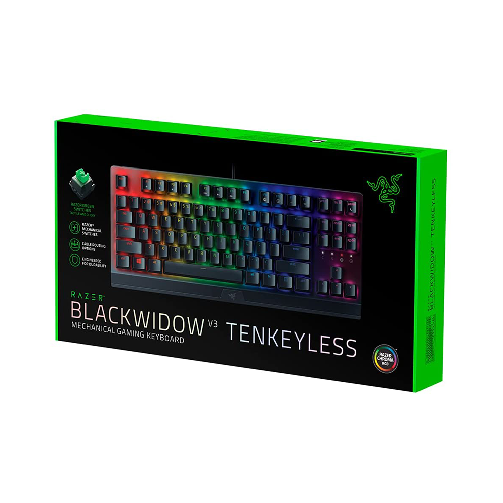 Bàn phím máy tính Razer BlackWidow V3 Tenkeyless-Mechanical-US Layout_Mới, hàng chính hãng
