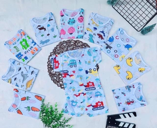 Set 10 bộ Cotton giấy ba lỗ cho bé