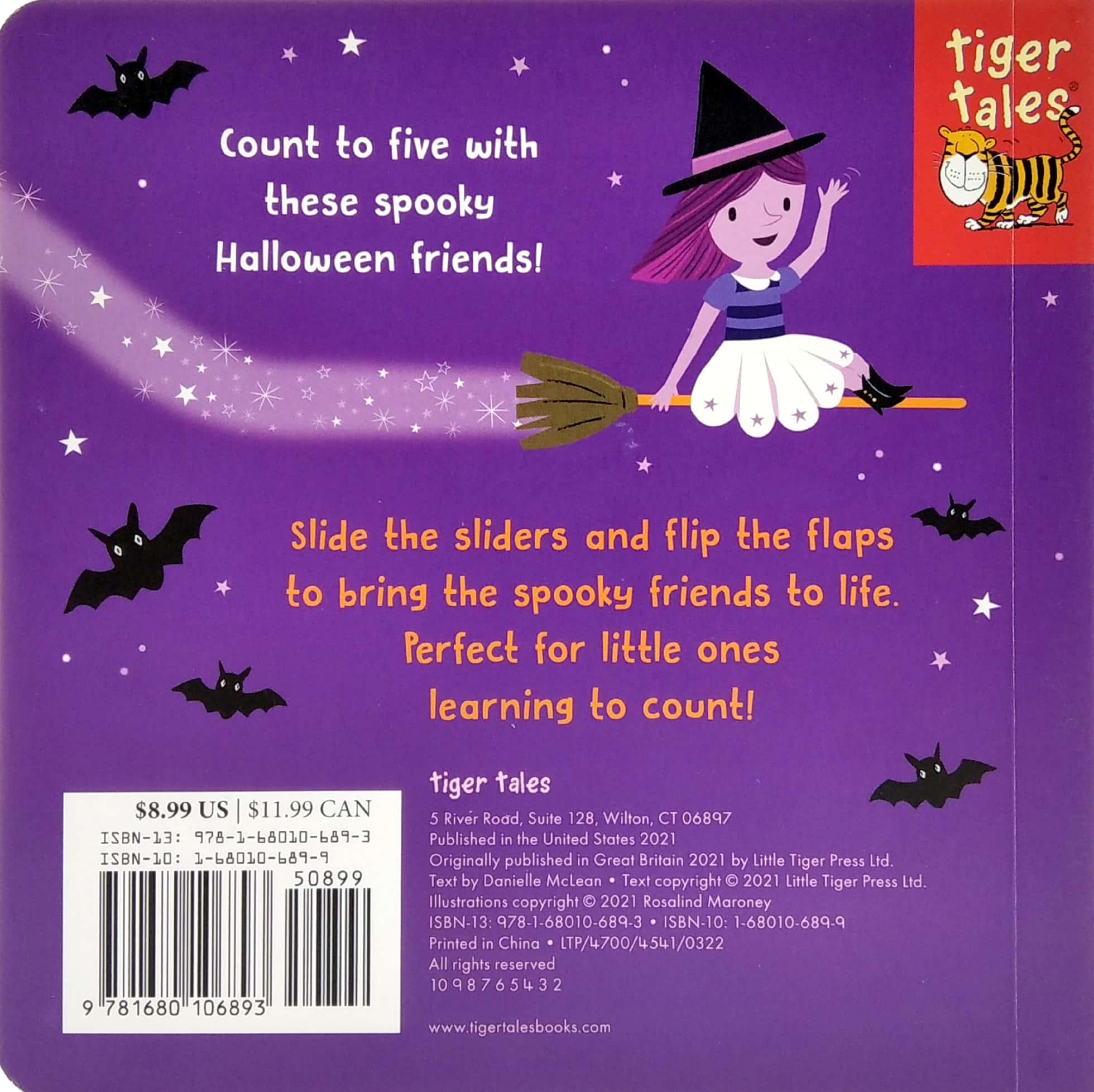 Five Spooky Friends: A Count &amp; Slide Book