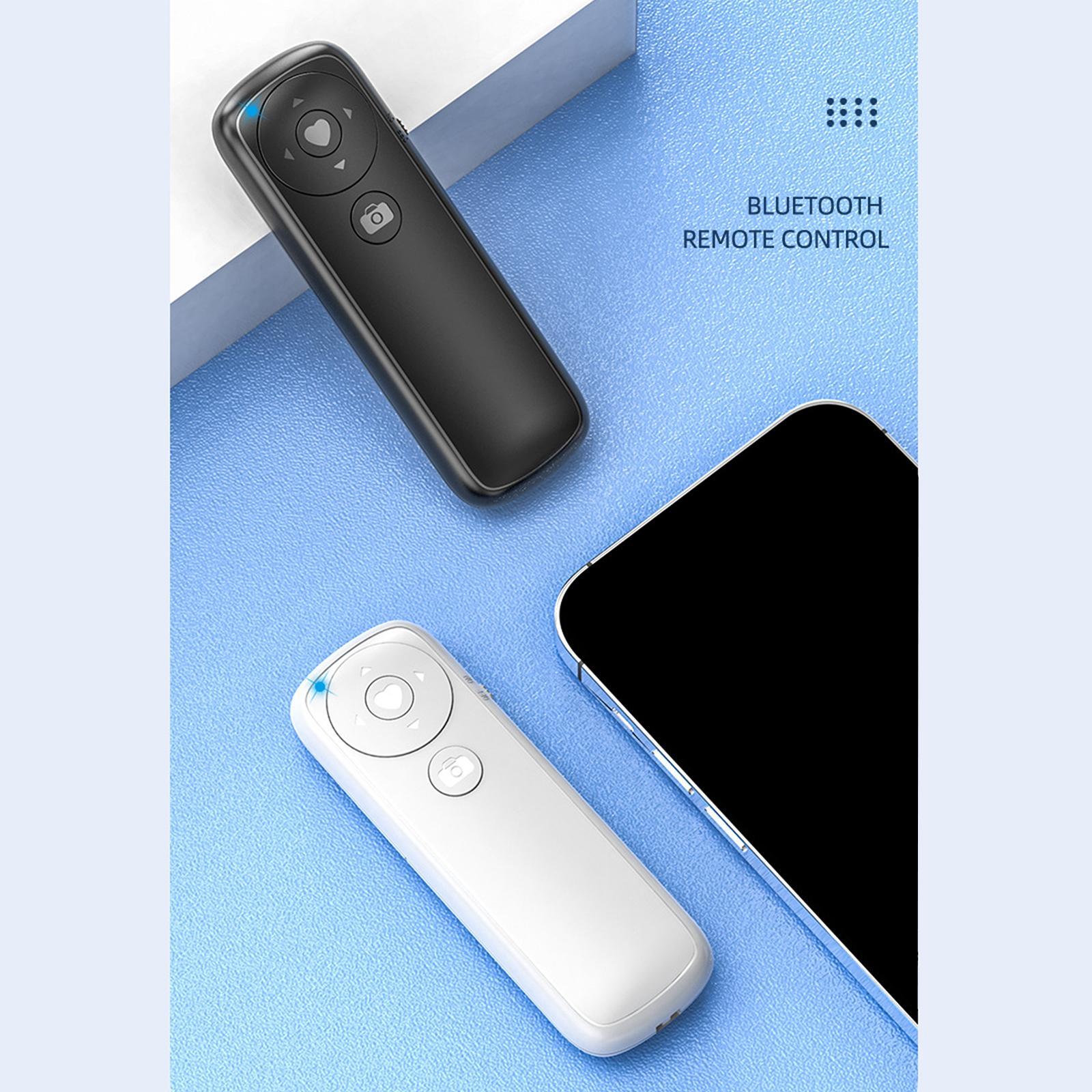Bluetooth Shutter Remote Control Selfie Button Clicker for Most Smartphones