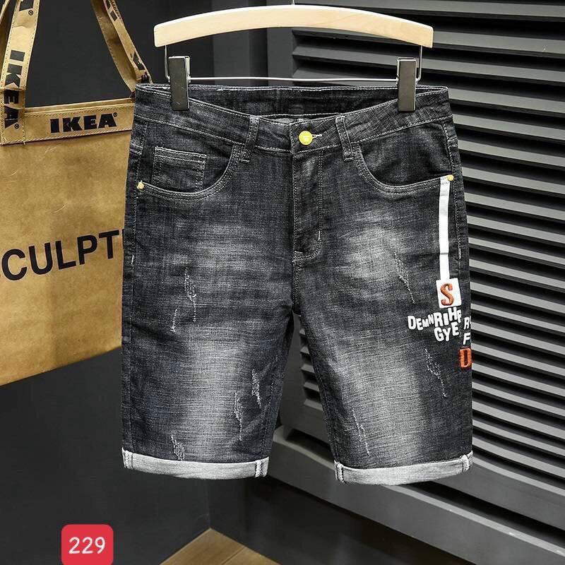 Quần short jean nam xước họa tiết cao cấp vải co dãn hàng siêu đẹp hottrend Phuongnamshop20 bb100