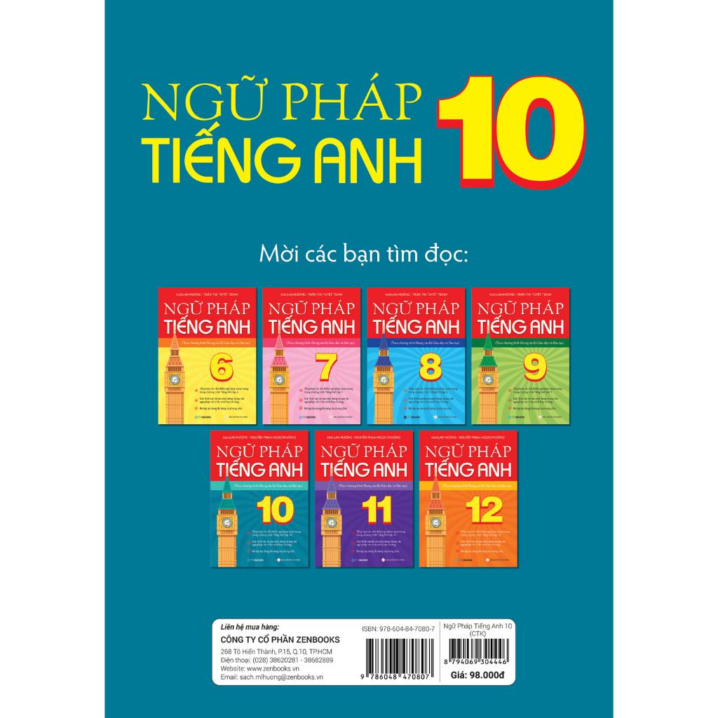Ngữ Pháp Tiếng Anh Lớp 10 - Bản Quyền