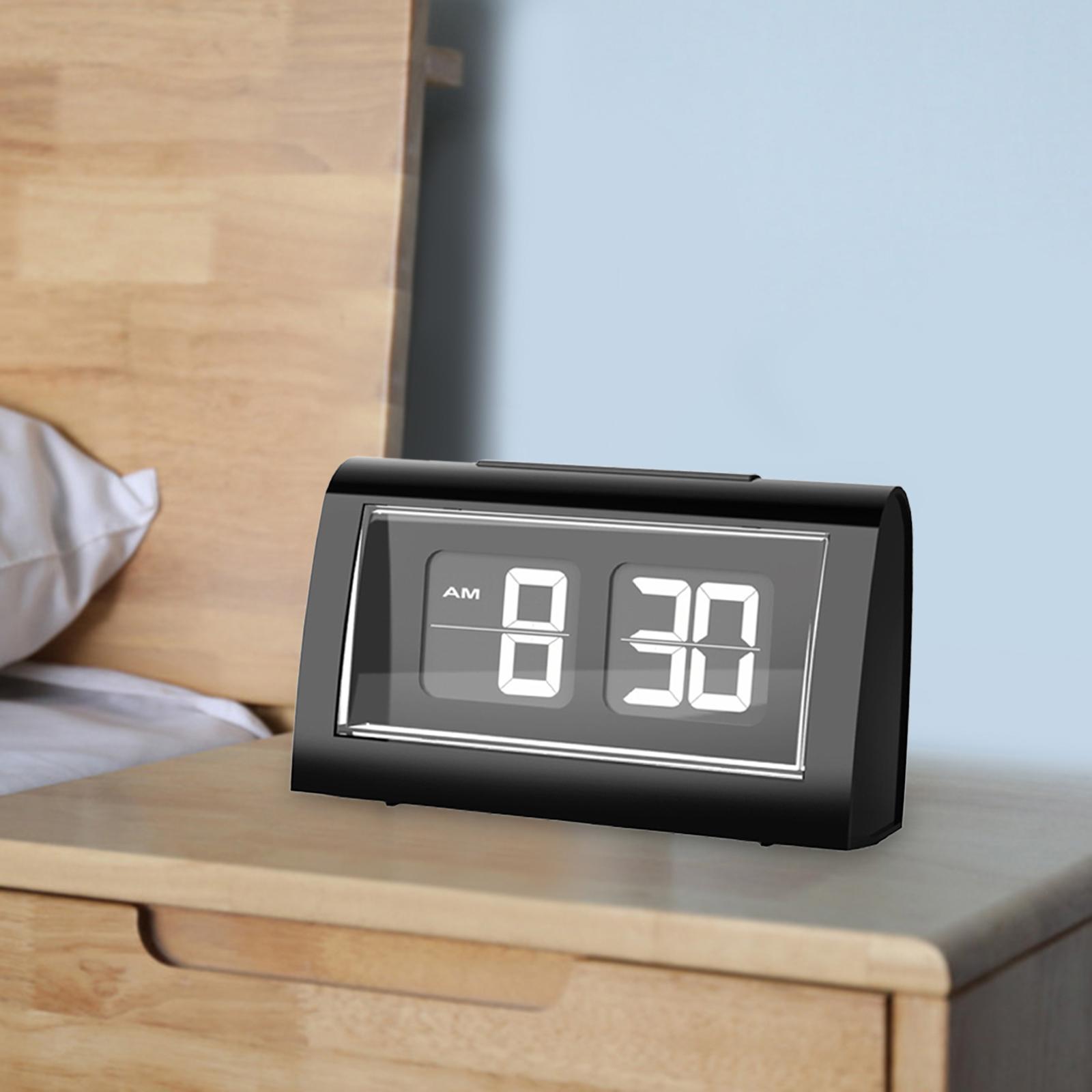 Digital Alarm Clock Snooze Clock Large Number Decor Table Clock Clock for Works Hotel Dorm Bedside Dining Table