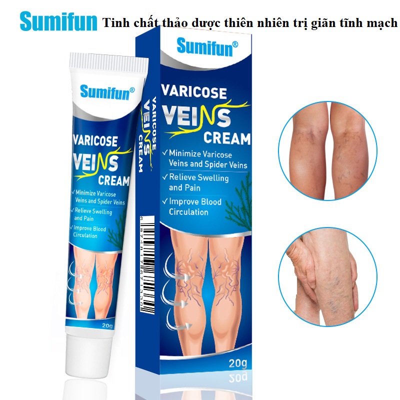 Kem chống suy giãn tĩnh mạch, tinh chất thảo dược thiên nhiên.
