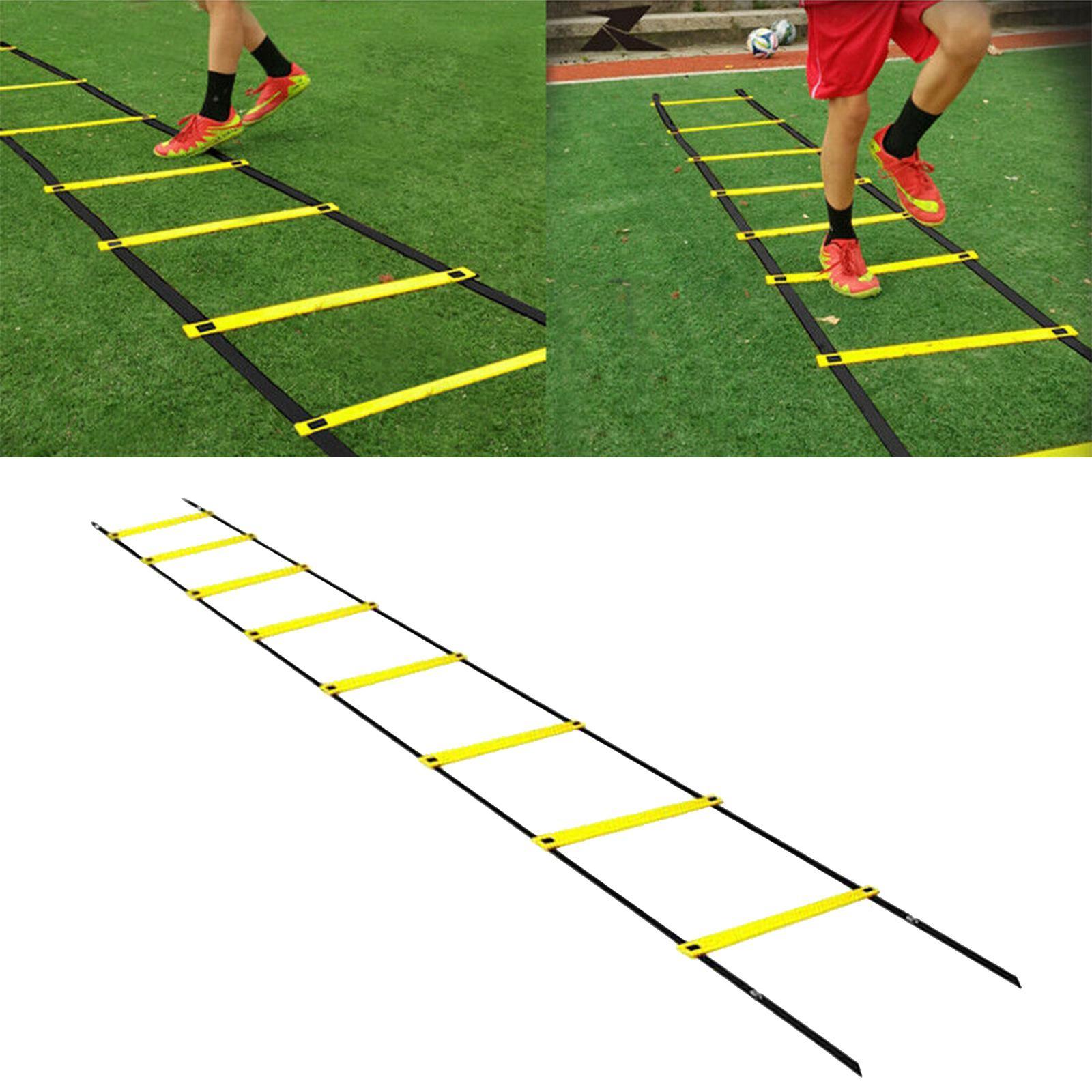 Agility Ladder, Exercise Ladders for Soccer Football Boxing Footwork Sports Agility Training with Carry Bag, 8/12/16/20 Rung