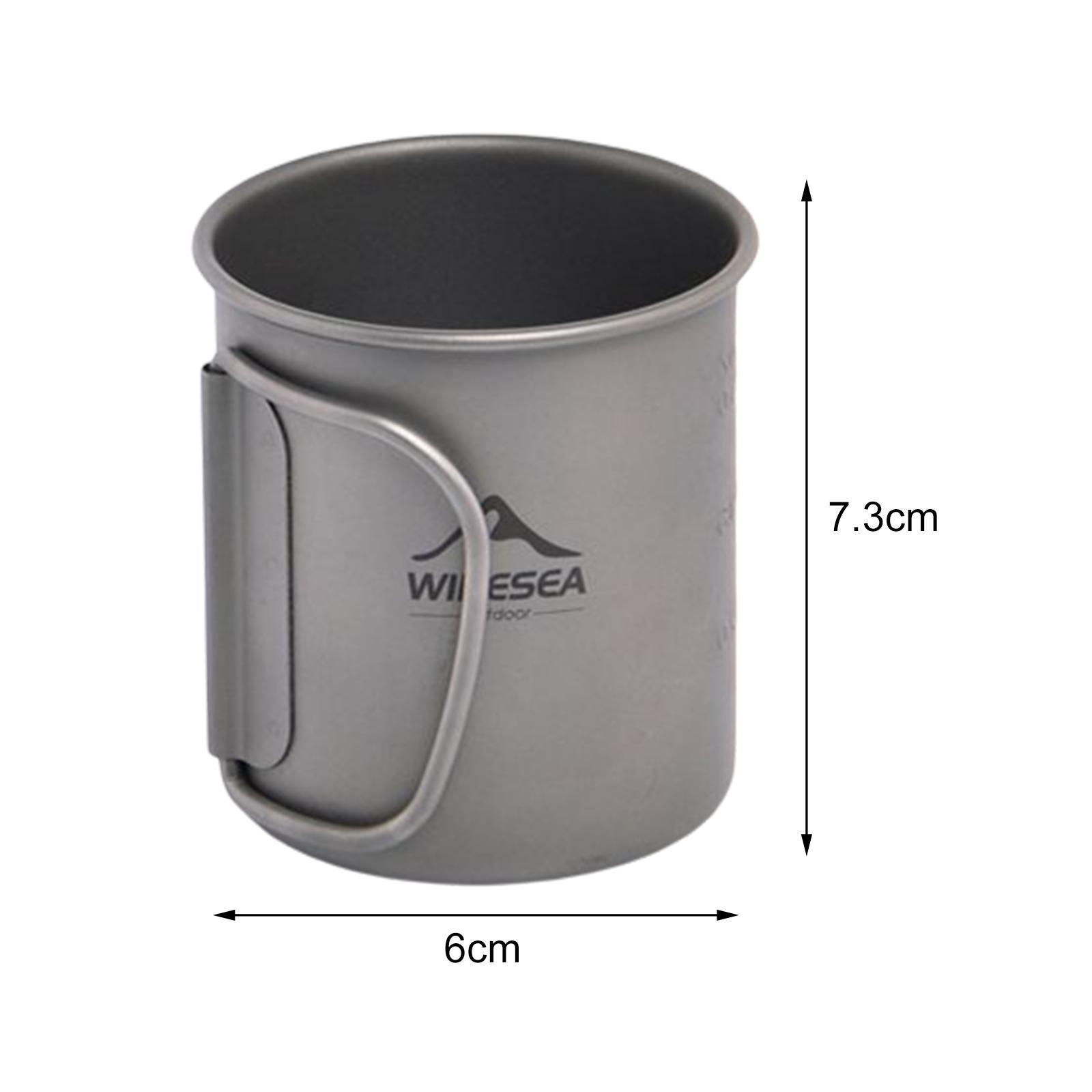 Titanium Cup Camping Mug Coffee Mug Water Bottle Cup