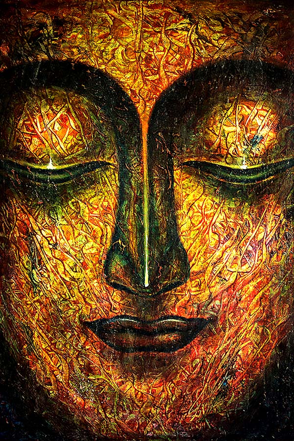 Tranh canvas trang trí cho không gian thiền - ZEN013