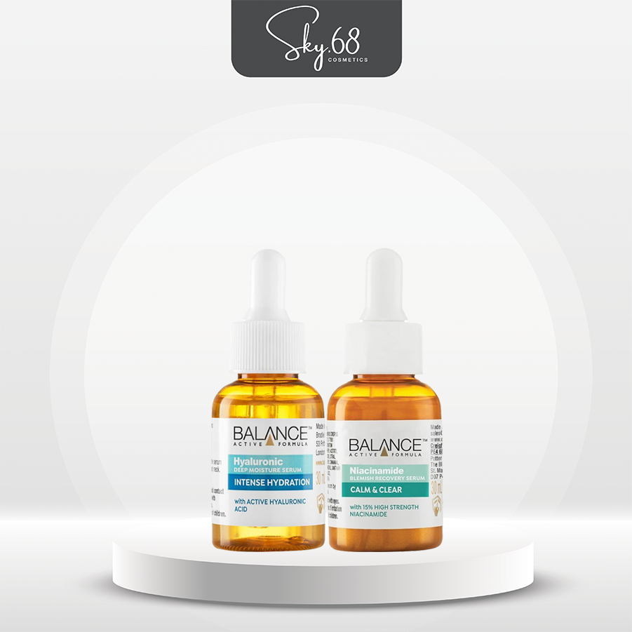 Combo 2 Serum Dưỡng Ẩm, Ngừa Mụn, Dưỡng Trắng, Mờ Thâm Balance