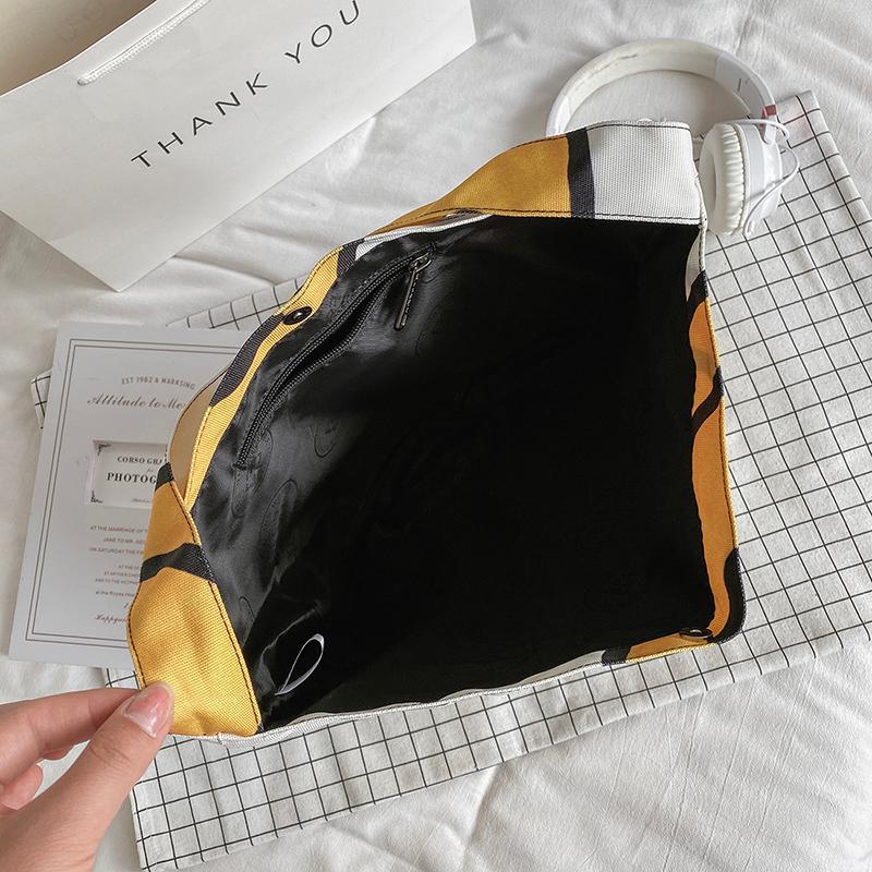 Túi Xách Nữ Thời Trang Tất Cao Cổ Cao Cấp Bé Gái Đeo Vai Vải Bố Tote Túi Nữ Du Lịch Cổ Tất Cao Cổ Mới Vai túi