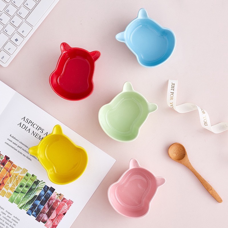 Bát,Chén Gốm Sứ Ăn Dặm Hình Gấu Pooh Siêu Cưng Cho Bé Kích Thích Sự Khám Phá Của Bé.