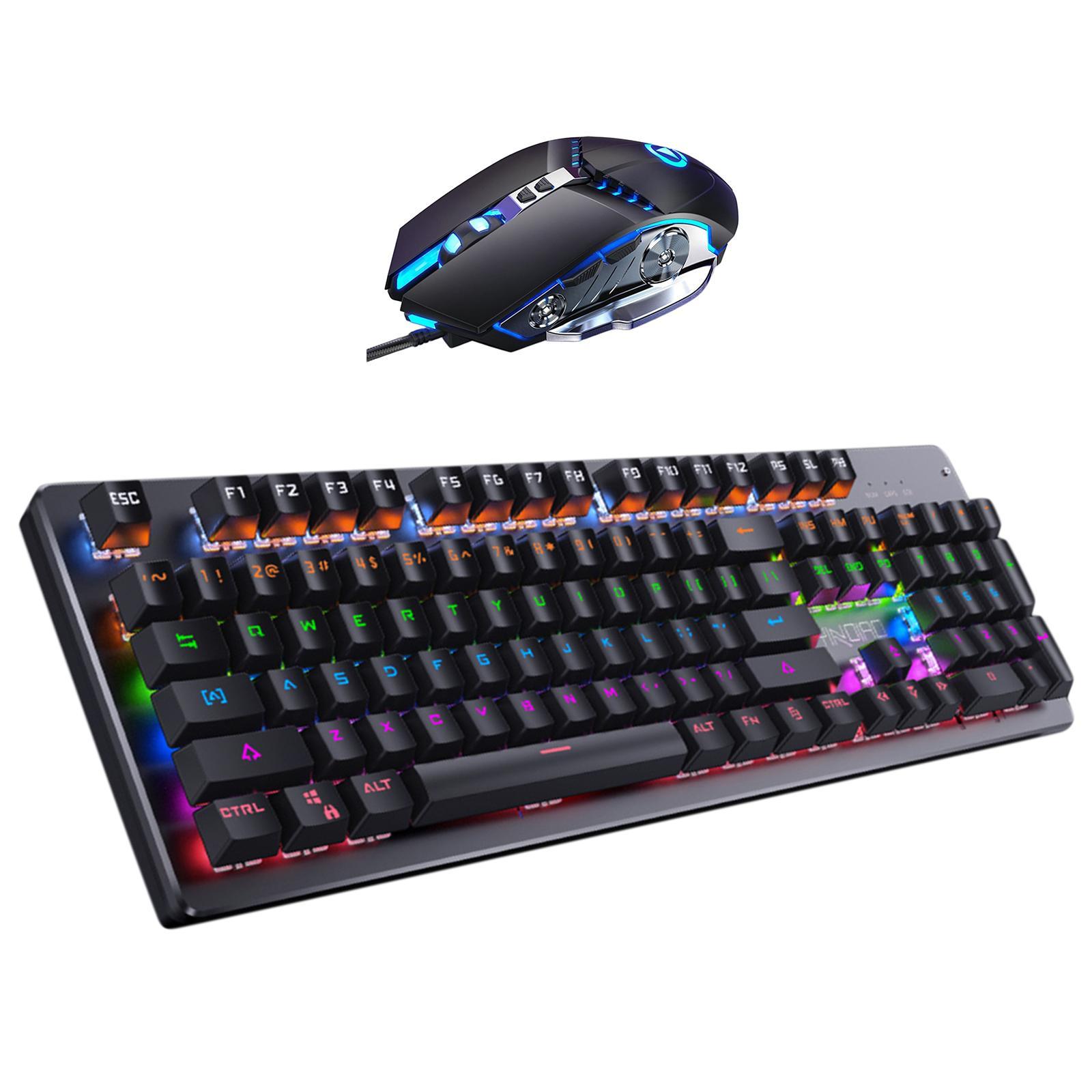 Wired and Mouse  Mouse for Windows PC Computer Set A Blue switch