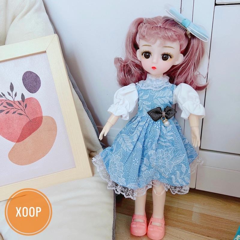 BÚP BÊ MẮT ĐÁ TO 30cm NHIỀU MẪU MÃ CHO BÉ (SP002025)