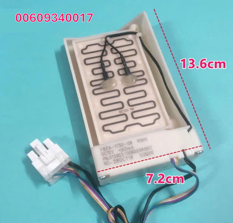 DAMPER CỬA GIÓ 00609340017 THAY THẾ TỦ LẠNH AQUA - HÀNG NHẬP KHẨU