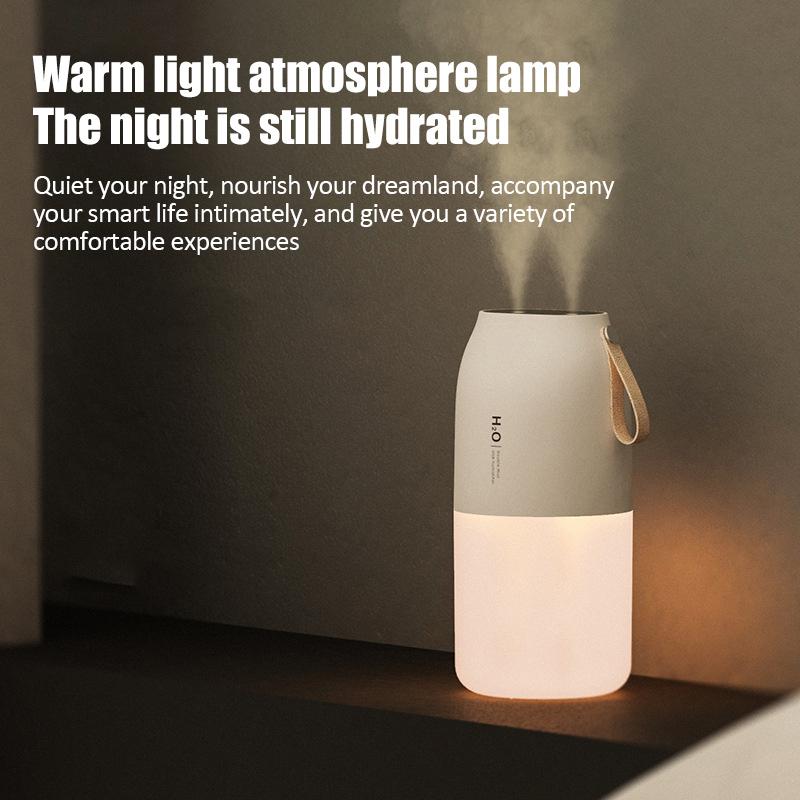 Protable Pin Sạc Hương Thơm Máy Khuếch Tán Đôi Vòi Phun Sương Tạo Máy Khuếch Tán Tinh Dầu Không Dây Máy Tạo Độ Ẩm Không Khí