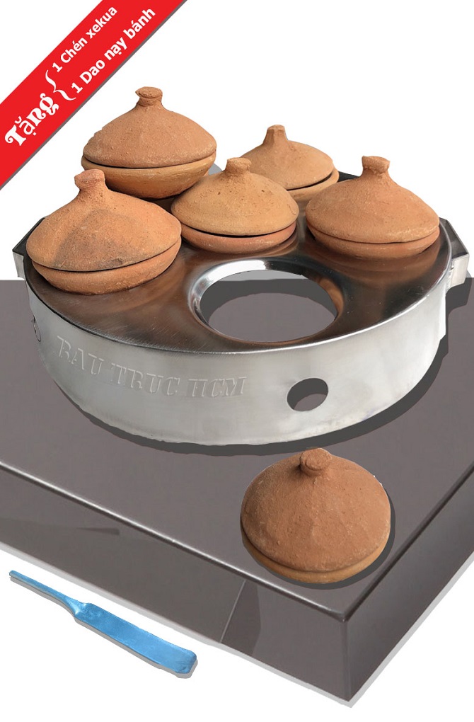 KHUÔN BÁNH CĂN, BÁNH KHỌT INOX NẤU BẾP GA