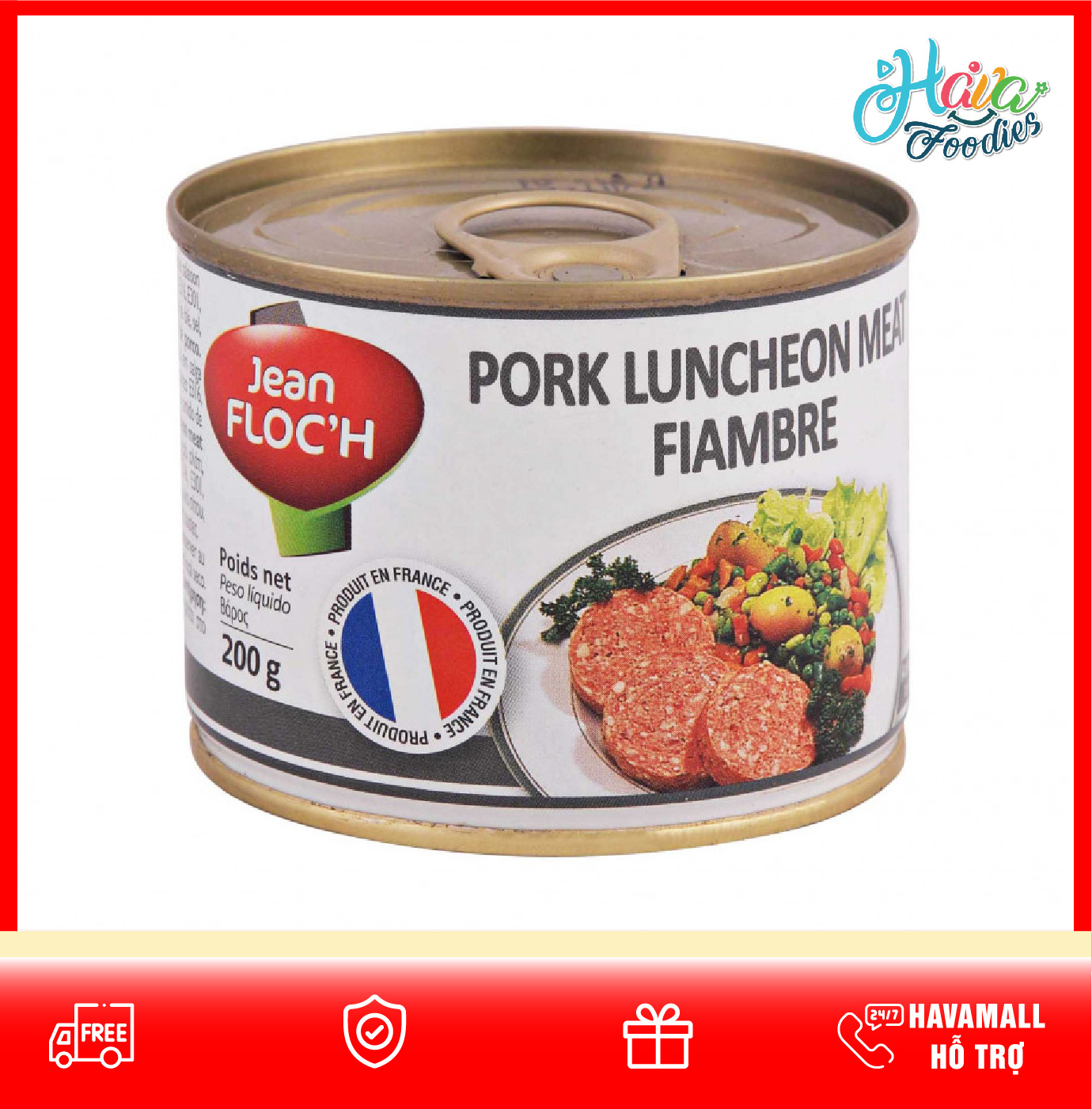 Pate thịt heo - Pork Luncheon Meat 200g